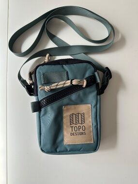 Topo Designs Seapine Messenger/Mini Shoulder Bag w/adjustable strap - Mint
